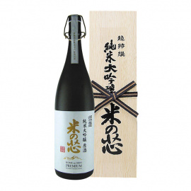 純米大吟醸 原酒 米の芯 1.8L 桐箱入 商品詳細ページ