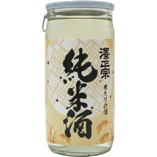 清酒　澤正宗　純米酒　ｶｯﾌﾟ　200ml 商品写真