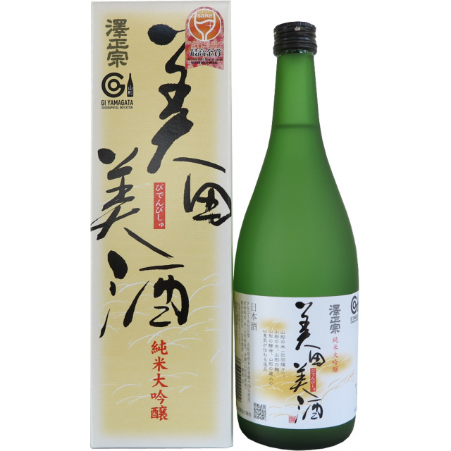 清酒 澤正宗 純米大吟醸　美田美酒　720ml 商品写真
