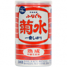 清酒　菊水　熟成ふなぐち　一番しぼり　缶　２００ｍｌ