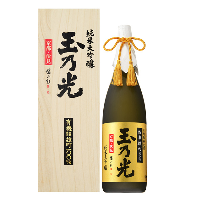 清酒　玉乃光　純米大吟醸　有機肥料使用備前雄町　１．８Ｌ 商品写真