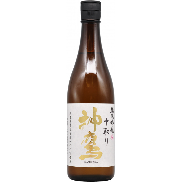清酒　神鷹　純米吟醸山田錦　中取り　７２０ｍｌ 商品写真