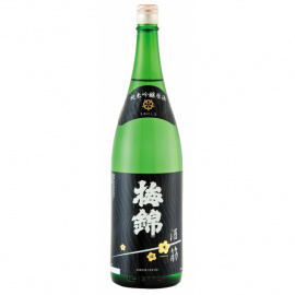 清酒　梅錦　純米吟醸　原酒「酒一筋」　1.8L