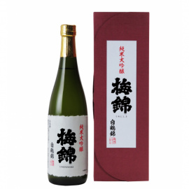 清酒　梅錦　純米大吟醸「白鶴錦」　720ml