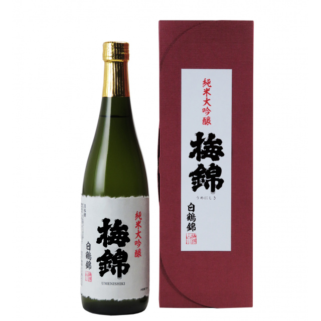 清酒　梅錦　純米大吟醸「白鶴錦」　720ml 商品写真