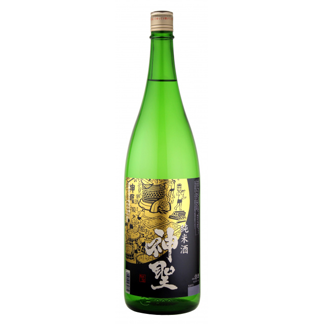 清酒　神聖　純米酒　１．８Ｌ 商品写真