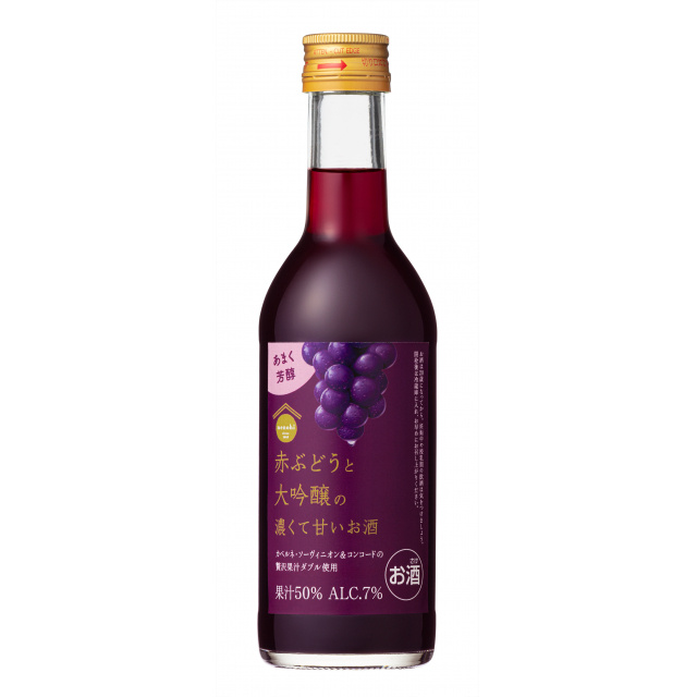nenohi 赤ぶどうと大吟醸の濃くて甘いお酒 300ml × 12本 商品写真