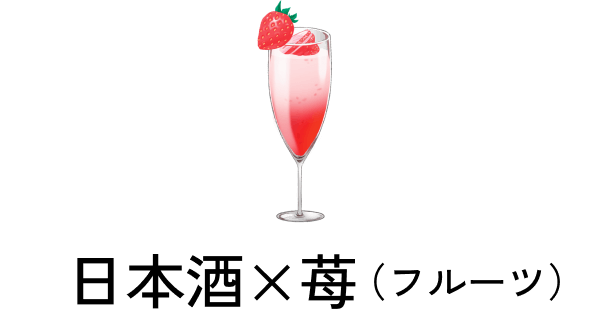 日本酒×苺（フルーツ）